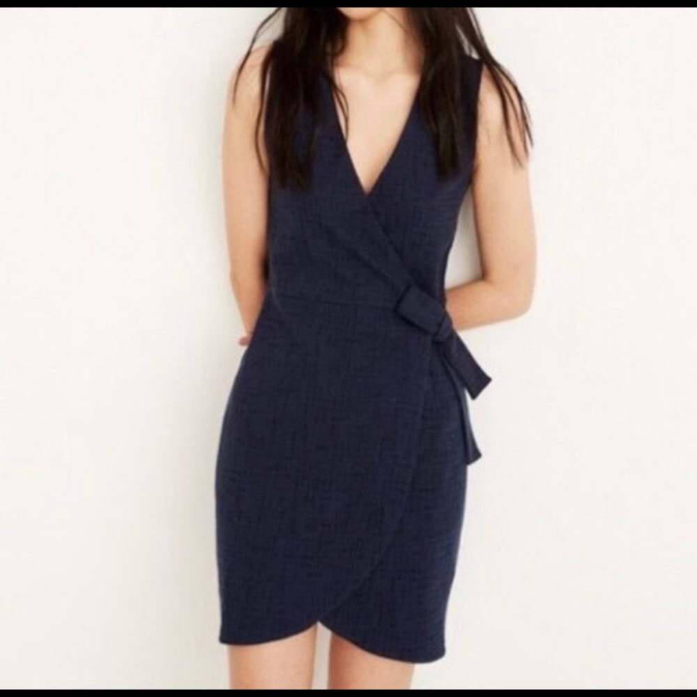 Madewell NWT Texture & Thread Wrap Dress